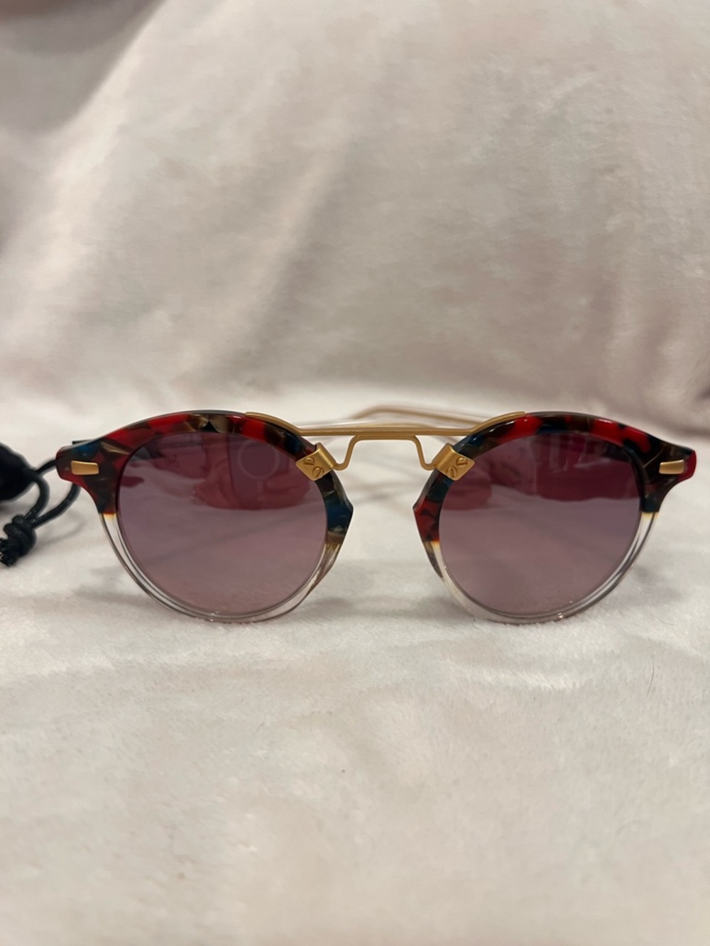 KREWE St Louis Sunglasses with Gold Bridge - Picture 3 of 5
